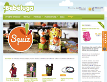 Tablet Screenshot of bebeluga.com